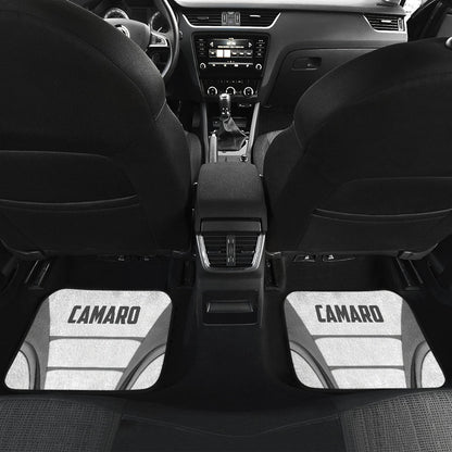 Camaro White Car Floor Mats
