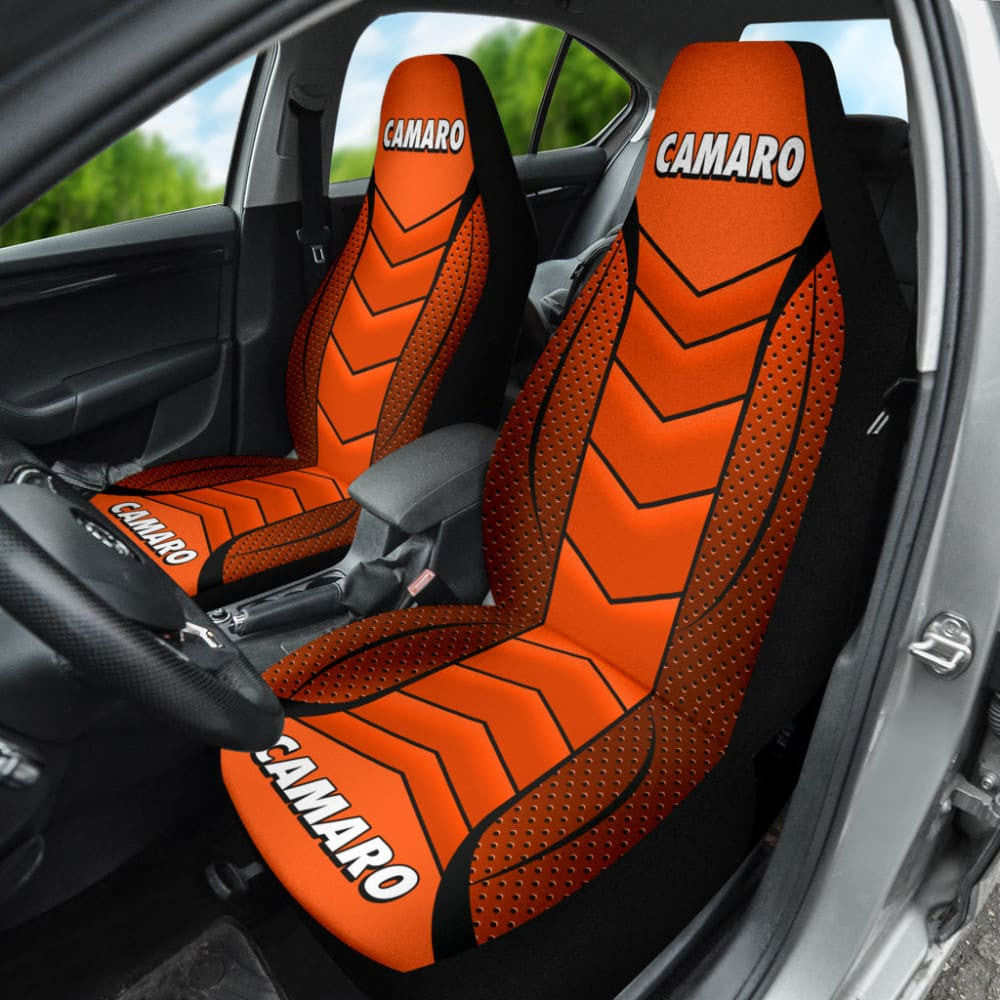 Camaro Hugger Orange Car Seat Covers