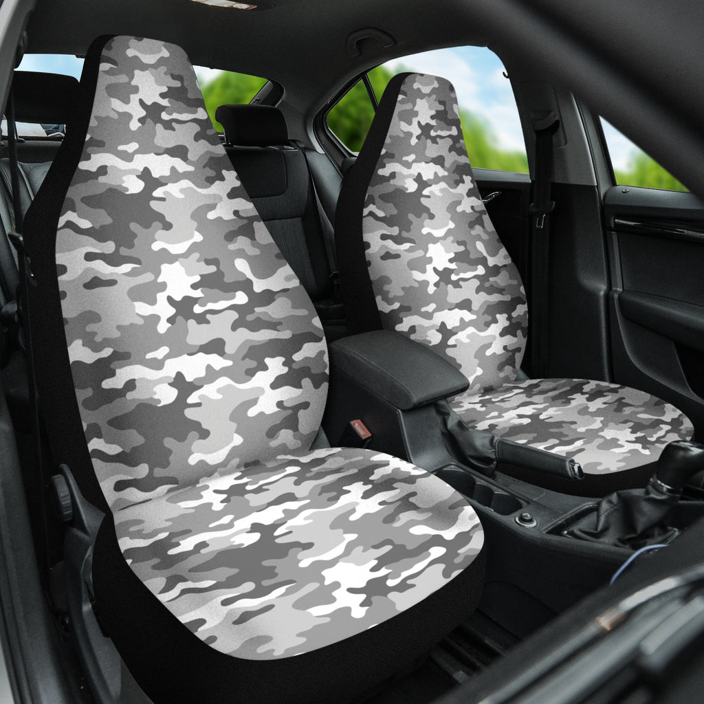 Snow Camouflage Car Seat Covers