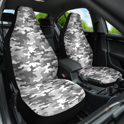Snow Camouflage Car Seat Covers