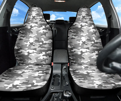Snow Camouflage Car Seat Covers