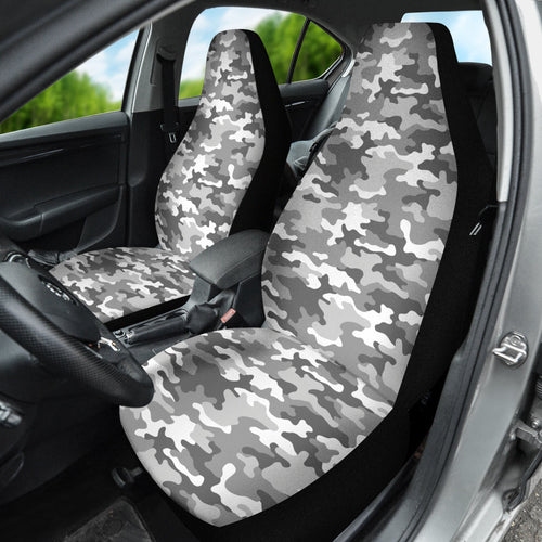 Snow Camouflage Car Seat Covers