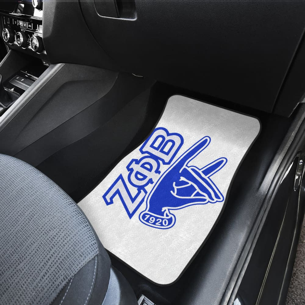Custom Print Automobiles Car Floor Mats Zeta Phi Beta