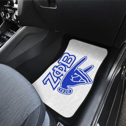 Custom Print Automobiles Car Floor Mats Zeta Phi Beta