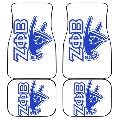 Custom Print Automobiles Car Floor Mats Zeta Phi Beta