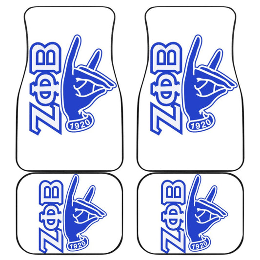 Custom Print Automobiles Car Floor Mats Zeta Phi Beta