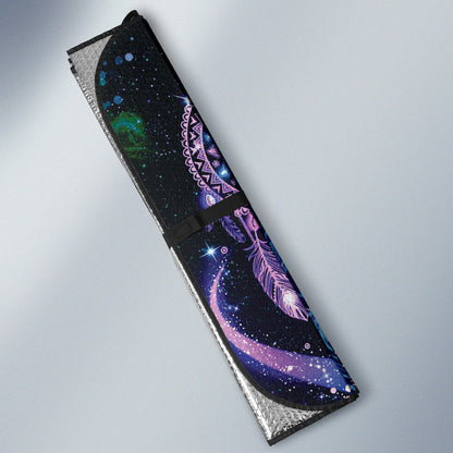 Print Dreamcatcher Boho Galaxy Light Universal Car Auto Sun Shades
