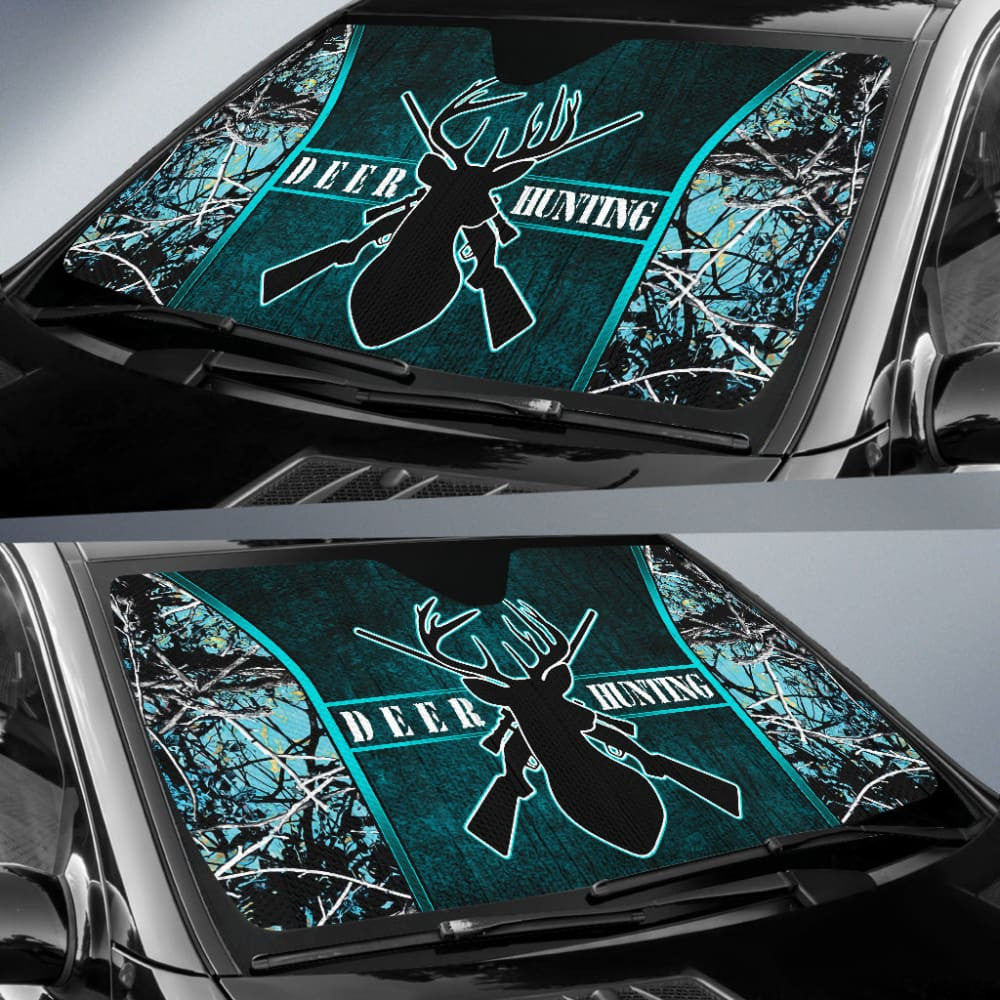 Deer Hunting Muddy Girl Serenity Car Auto Sun Shades Custom