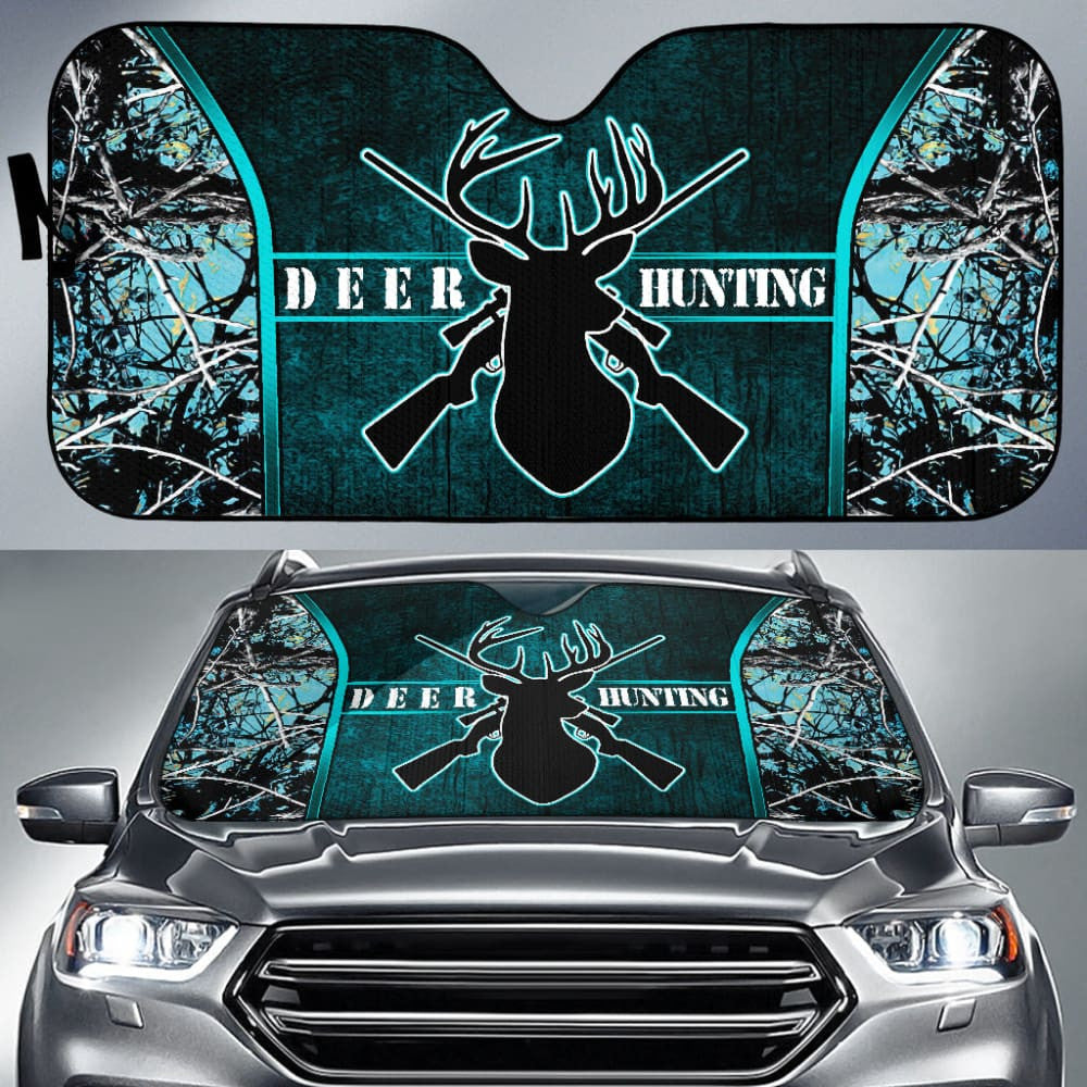 Deer Hunting Muddy Girl Serenity Car Auto Sun Shades Custom