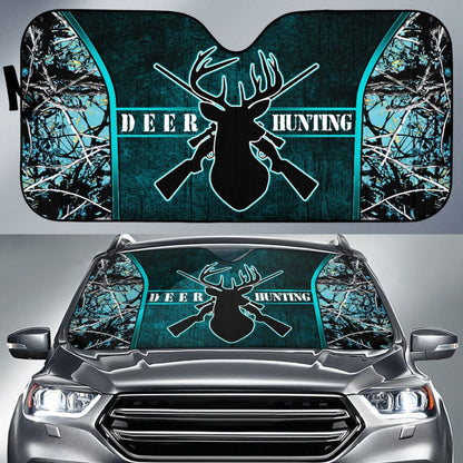 Deer Hunting Muddy Girl Serenity Car Auto Sun Shades Custom