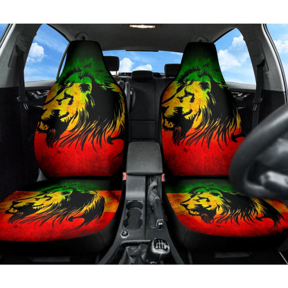 Amazing Gift Ideas Reggae Rasta Lion Car Seat Covers Custom