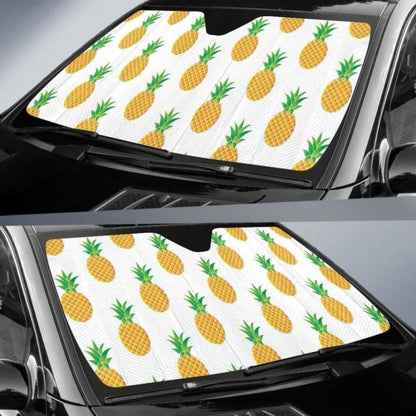 Pineapples Pattern Car Auto Sun Shades