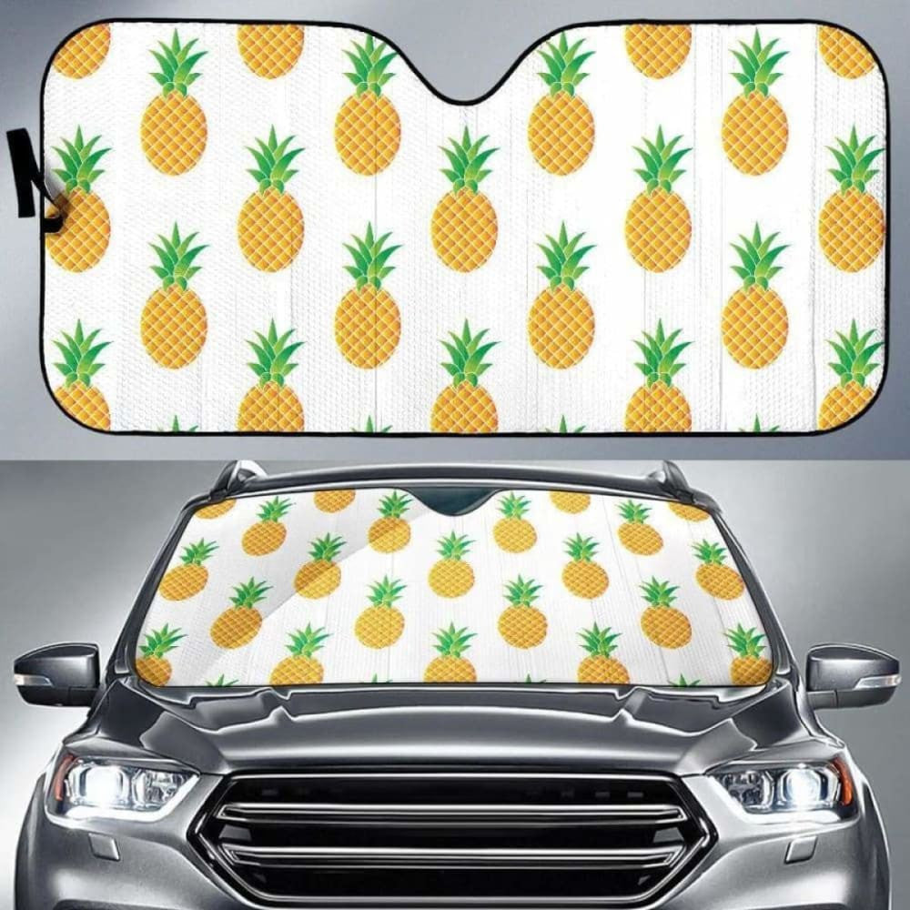 Pineapples Pattern Car Auto Sun Shades