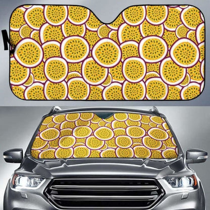 Passion Fruits Slice Pattern Car Auto Sun Shades
