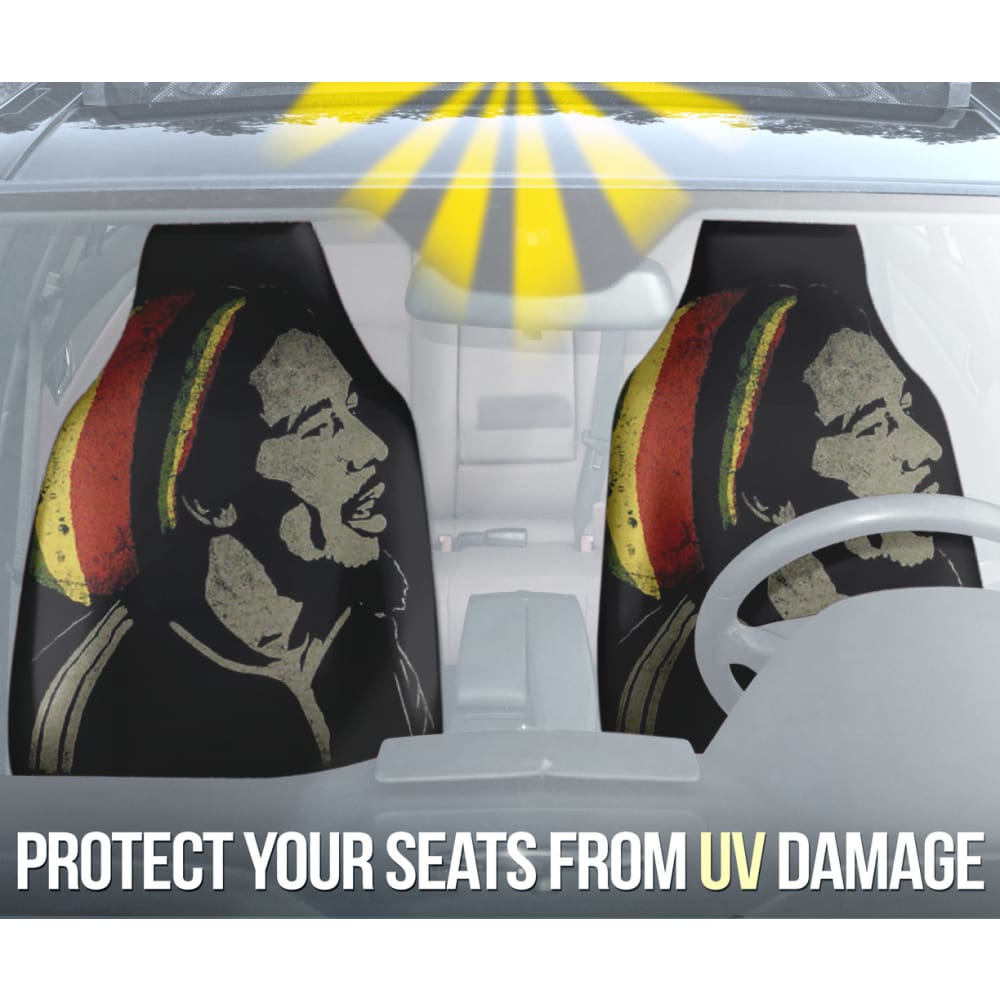 Bob Marley One Love Jamaica Reggae Car Seat Covers Custom