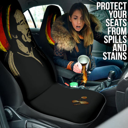 Bob Marley One Love Jamaica Reggae Car Seat Covers Custom