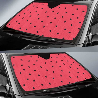 Watermelon Texture Background Car Auto Sun Shades