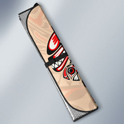 Canada Haida Eagle And Killer Dog Car Auto Sun Shades