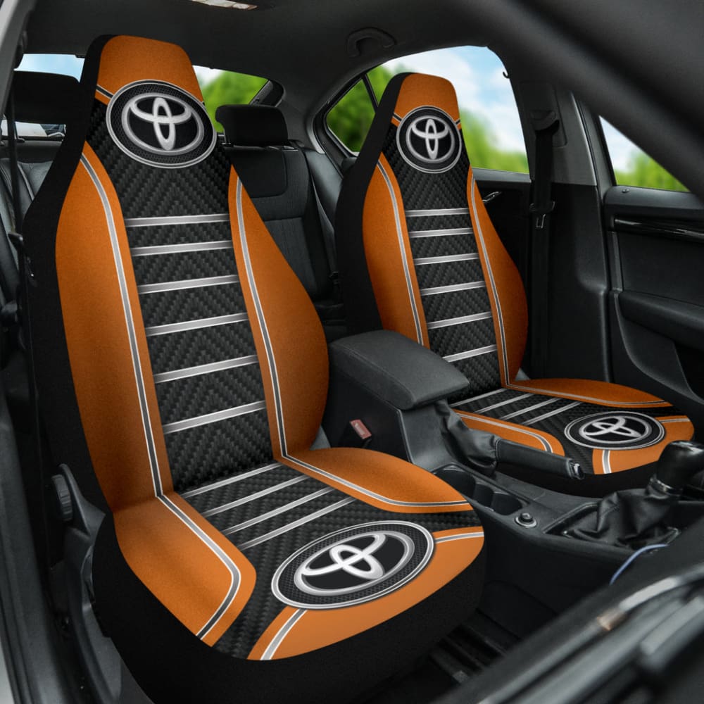 Orange Toyota Amazing Style Car Seat Covers Custom