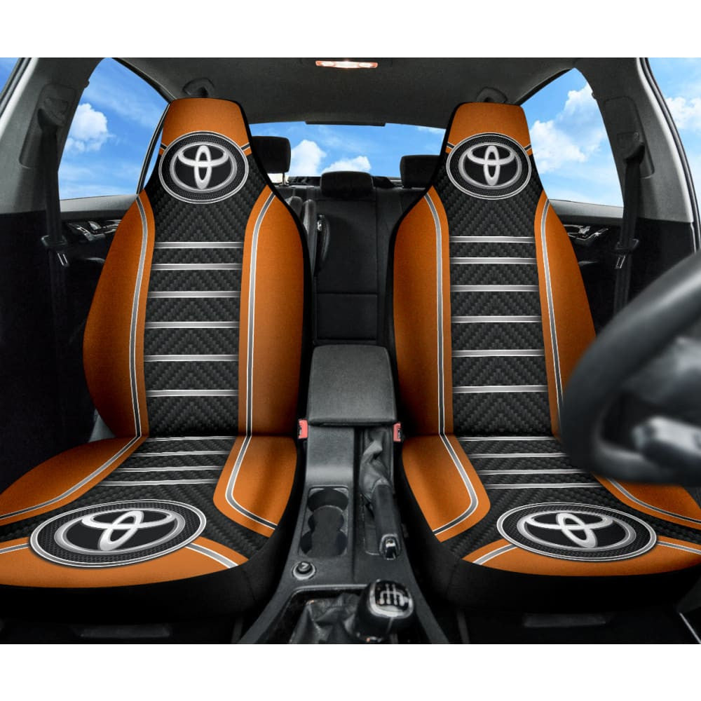 Orange Toyota Amazing Style Car Seat Covers Custom