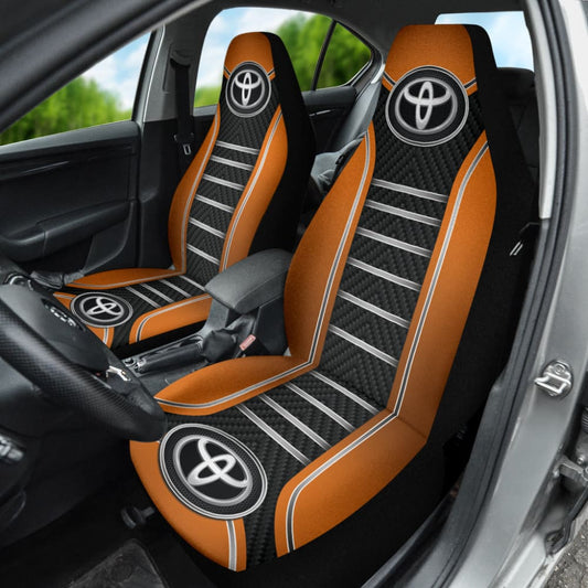 Orange Toyota Amazing Style Car Seat Covers Custom