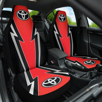 Red And Black Toyota Amazing Style Car Seat Covers Custom