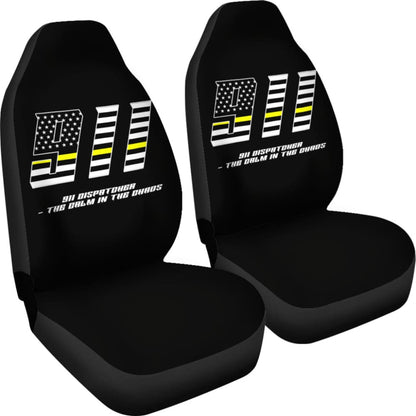 Dispatchers The Chaos Voice In The Dark Thin Yellow Line Car Seat Covers