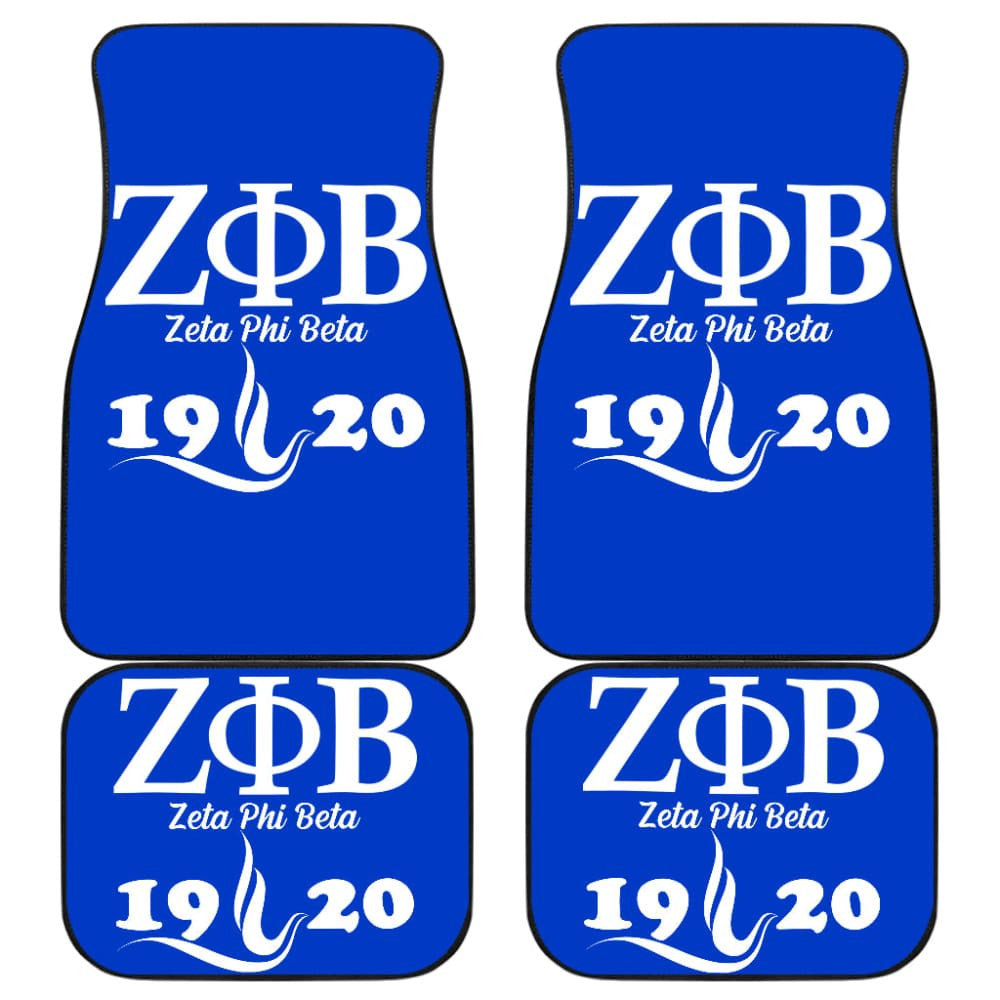 Zeta Phi Beta Custom Car Accessories Car Floor Mats