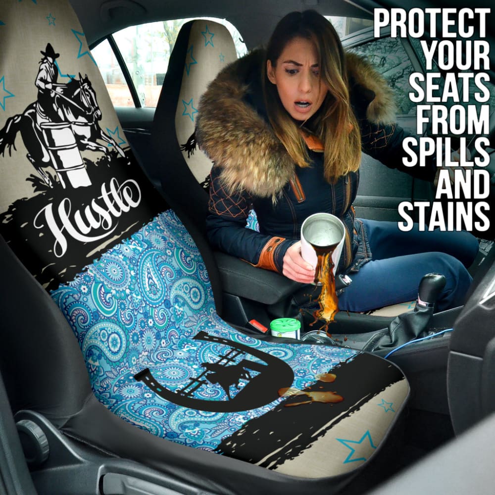 Amazing Barrel Racer Horse Lovers Car Seat Covers Custom