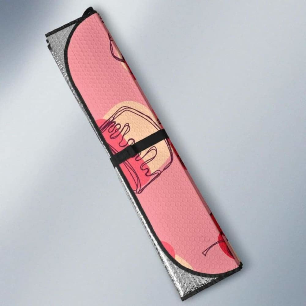 Cake Cherry Pattern Car Auto Sun Shades