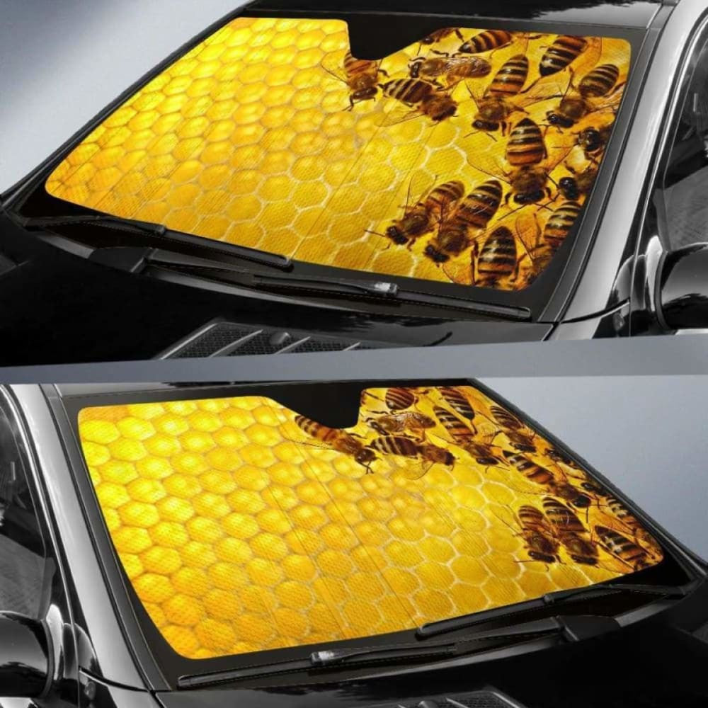 Honey Bee Car Auto Sun Shades