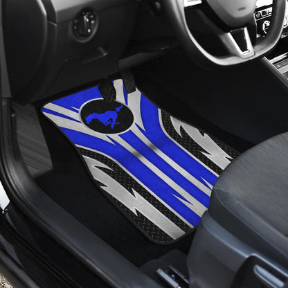 Blue Mustang Car Floor Mats