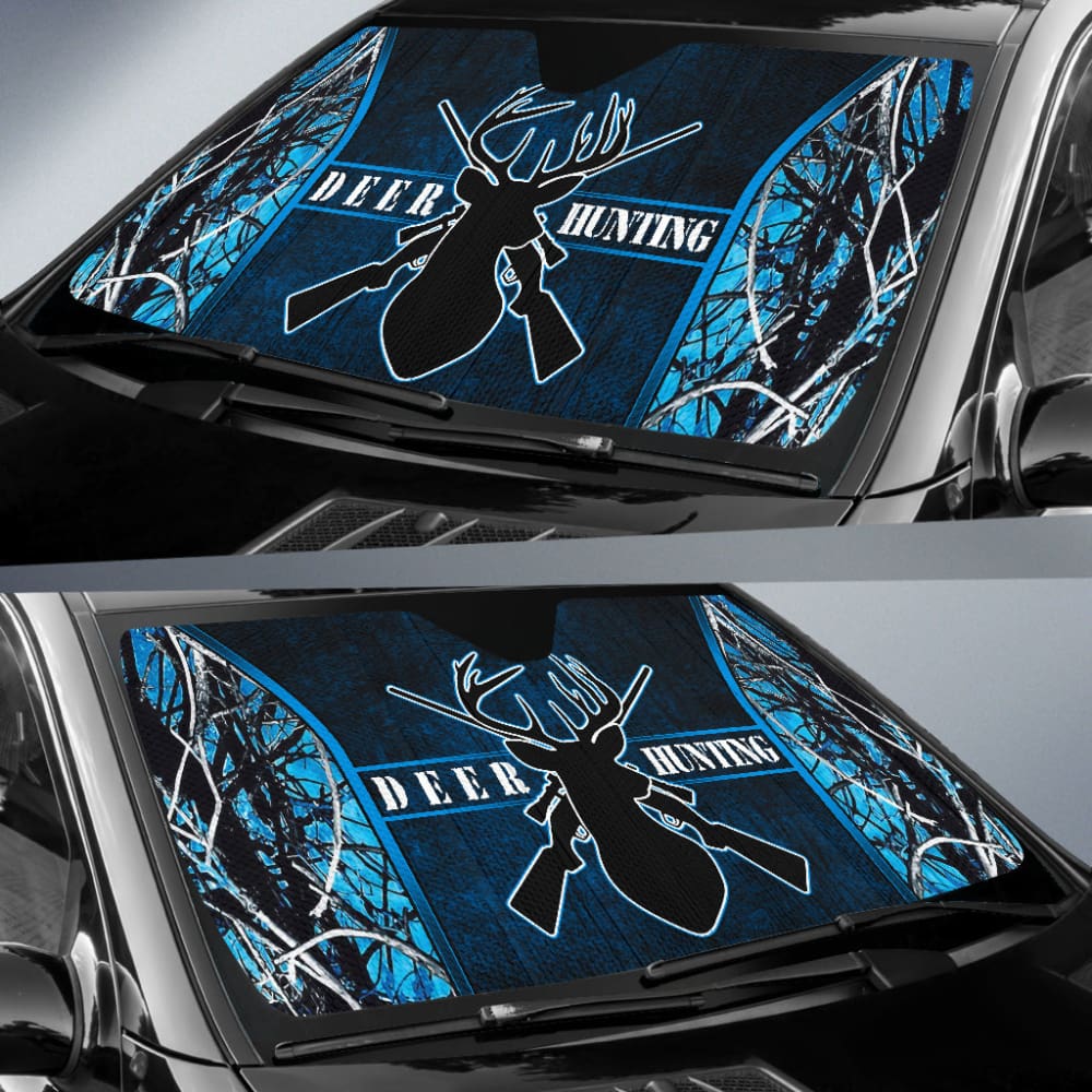 Deer Hunting Muddy Girl Undertow Car Auto Sun Shades Custom