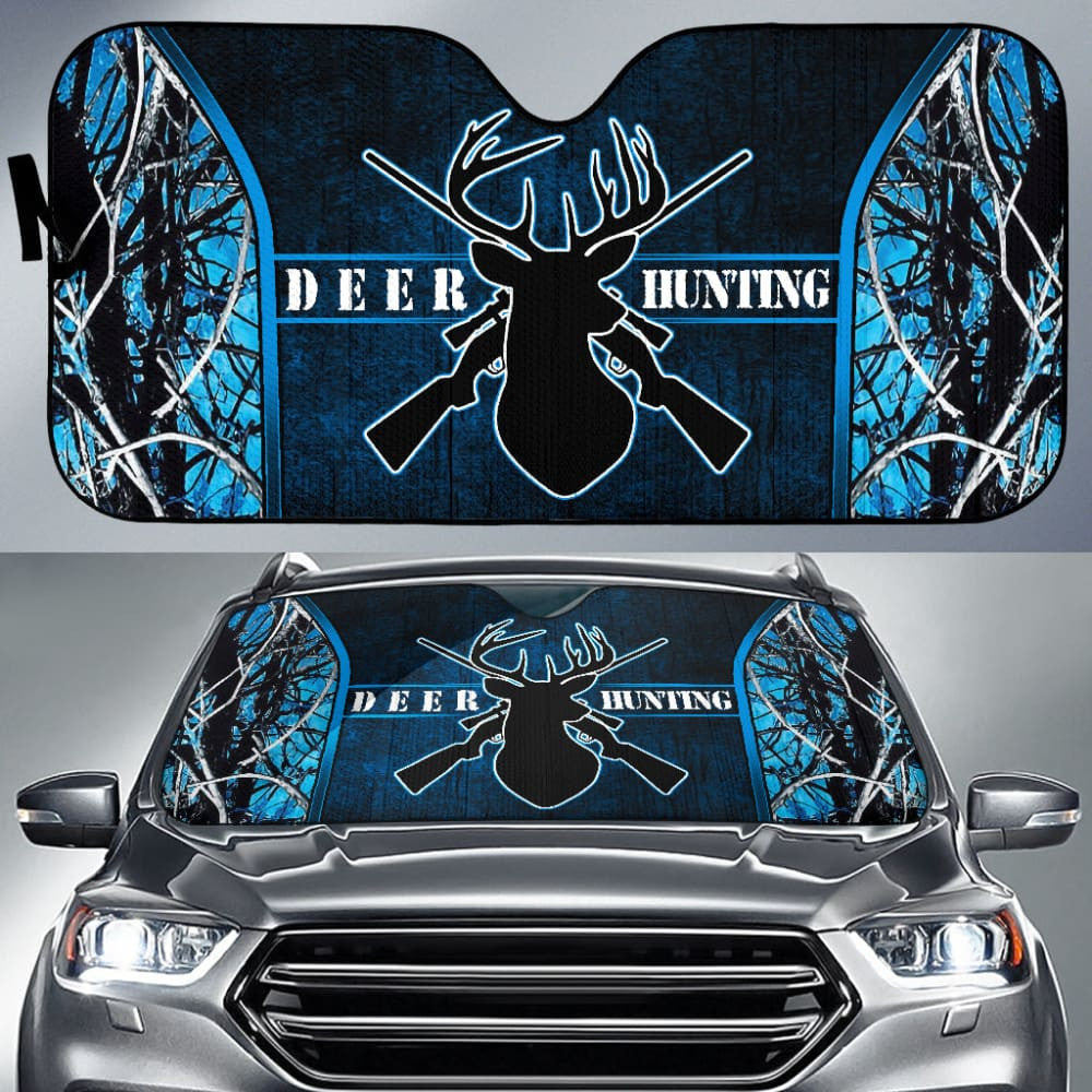 Deer Hunting Muddy Girl Undertow Car Auto Sun Shades Custom