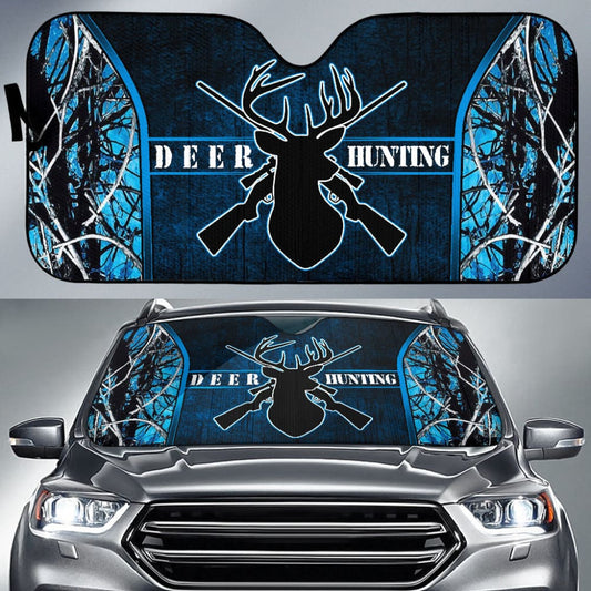 Deer Hunting Muddy Girl Undertow Car Auto Sun Shades Custom