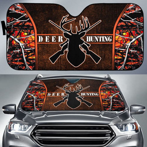 Deer Hunting Muddy Girl Wildfire Car Auto Sun Shades Custom