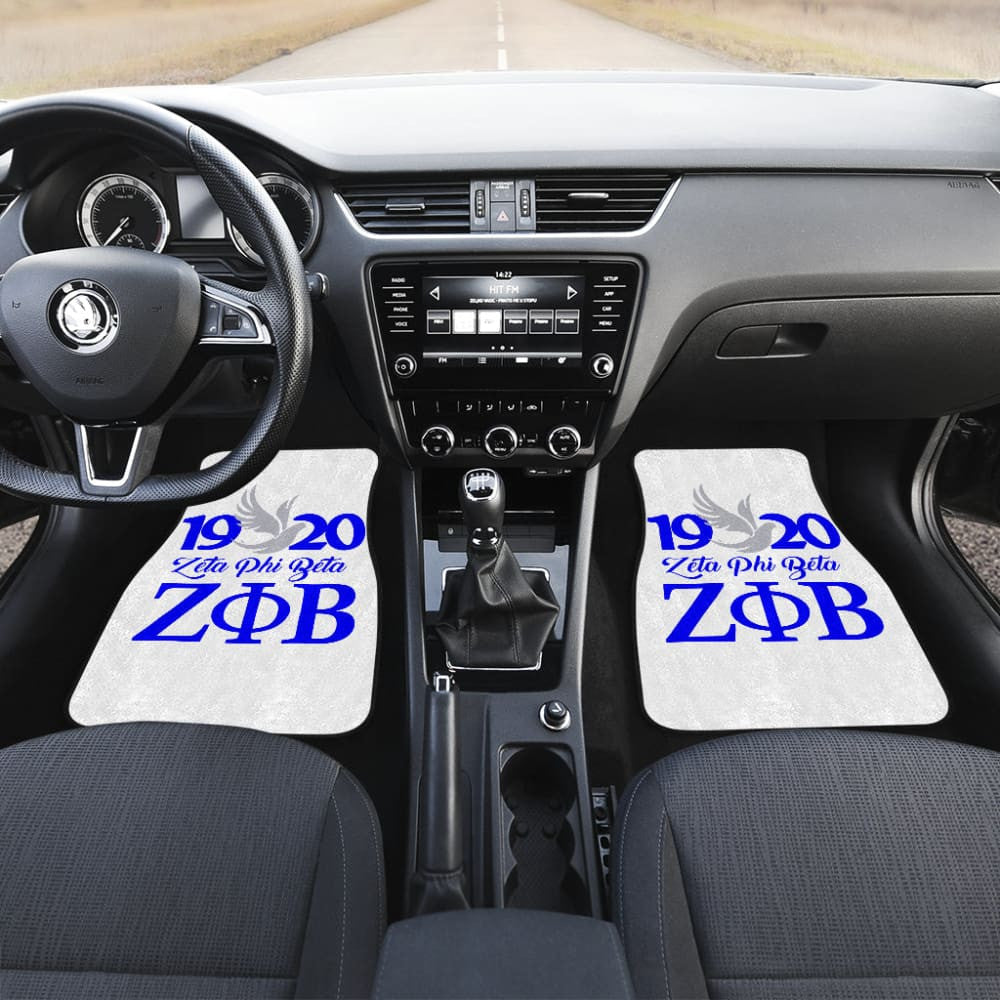 Zeta Phi Beta Custom Car Decoration Car Floor Mats