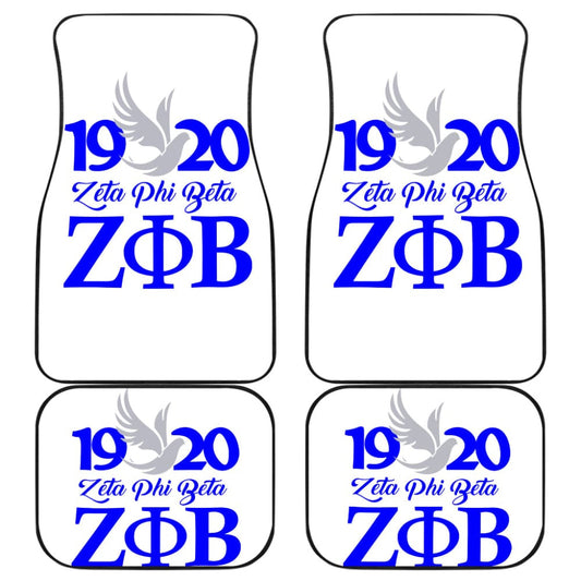 Zeta Phi Beta Custom Car Decoration Car Floor Mats