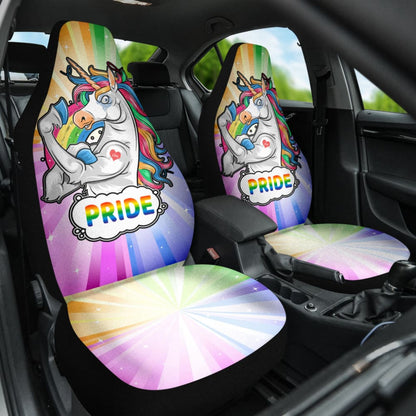 Amazing Unicorn LGBT Pride Car Seat Covers