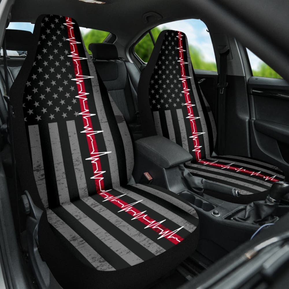 Nurse Car Seat Covers Custom American Flag