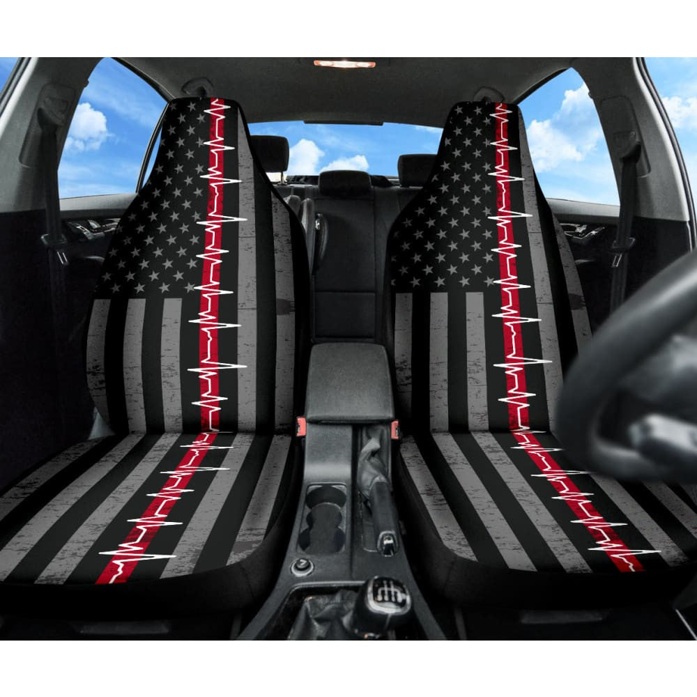 Nurse Car Seat Covers Custom American Flag
