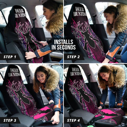 Deer Hunting Muddy Girl Car Seat Covers Custom