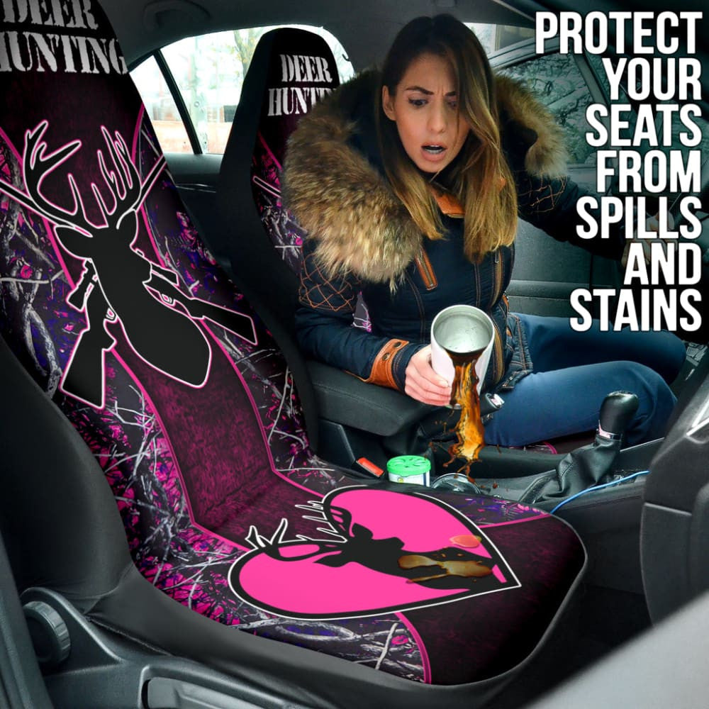 Deer Hunting Muddy Girl Car Seat Covers Custom