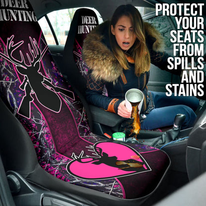 Deer Hunting Muddy Girl Car Seat Covers Custom
