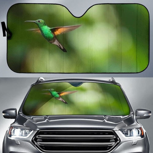 Hummingbird Trochilidae Bokeh Car Sun Shade