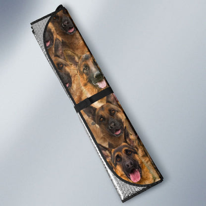 Malinois Dog Print Car Auto Sun Shades