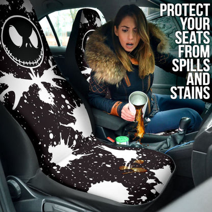 Watercolor Style Jack Skellington Car Seat Covers
