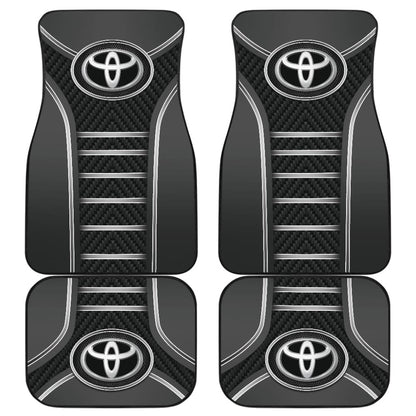 Black And Grey Toyota Amazing Style Car Floor Mats Custom