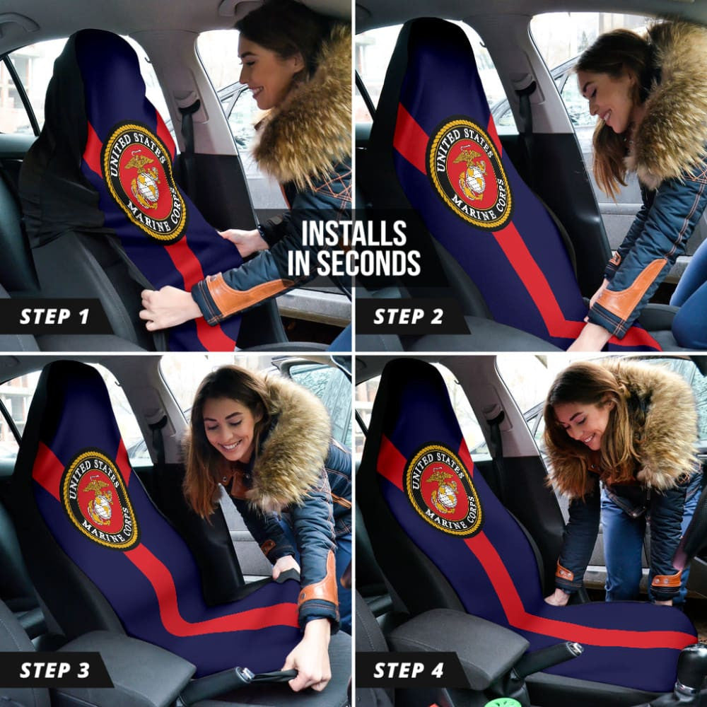 United States Marine Corps Car Seat Covers