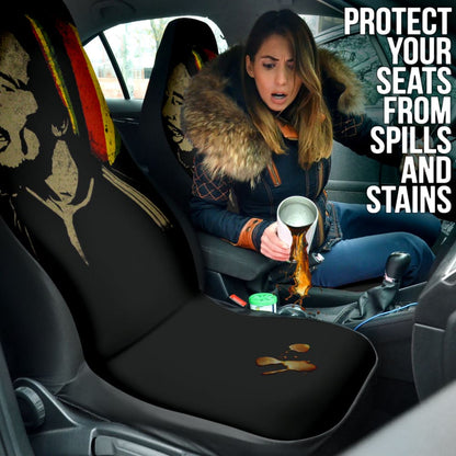 Bob Marley One Love Jamaica Reggae Car Seat Covers Custom
